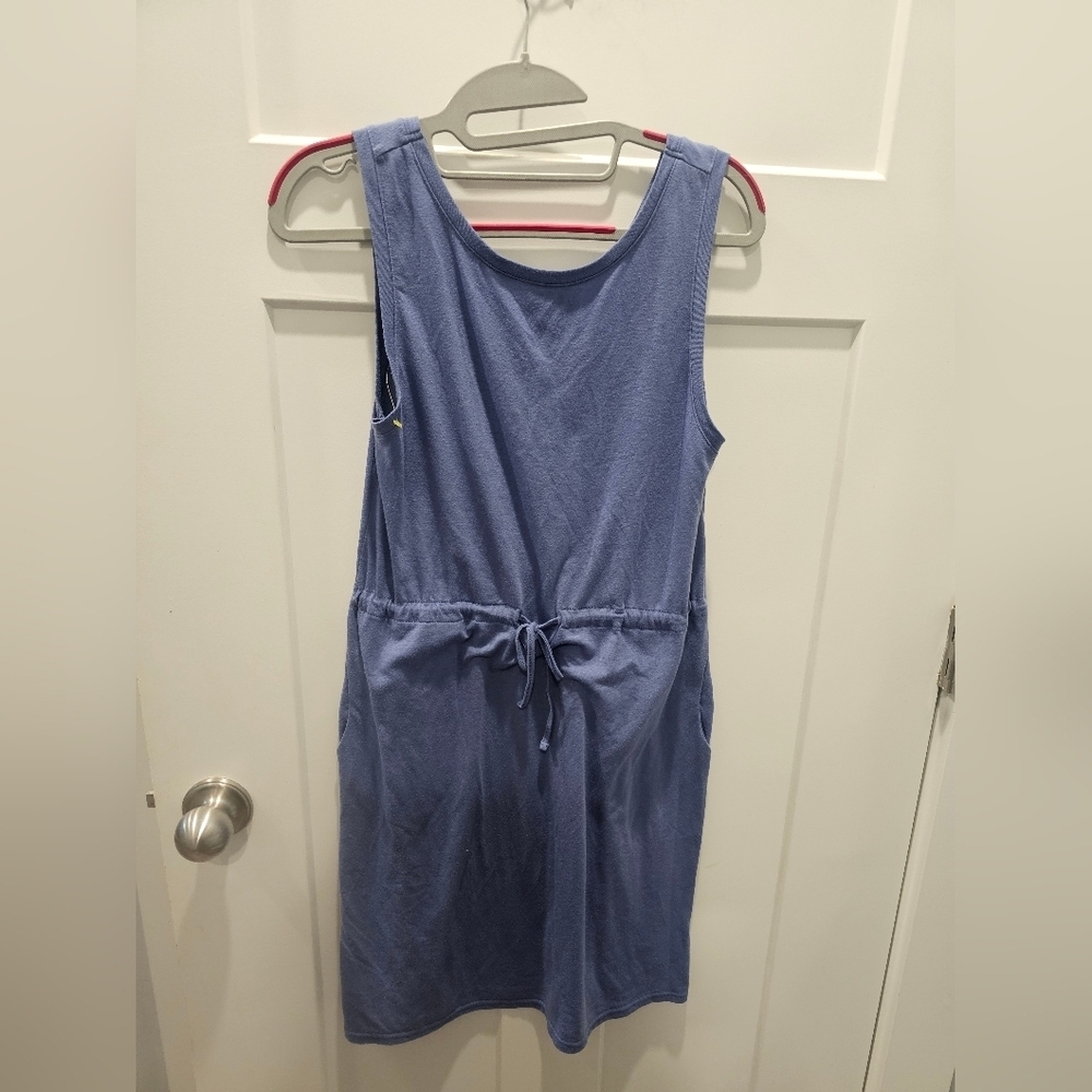 Columbia Sportswear Women’s XS Blue Sleeveless Casual Dress w/ Drawstring Waist